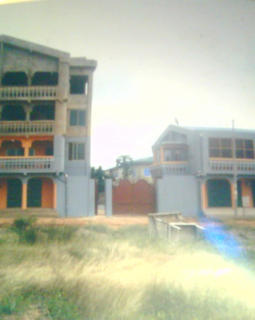front view of house and stores for rentals