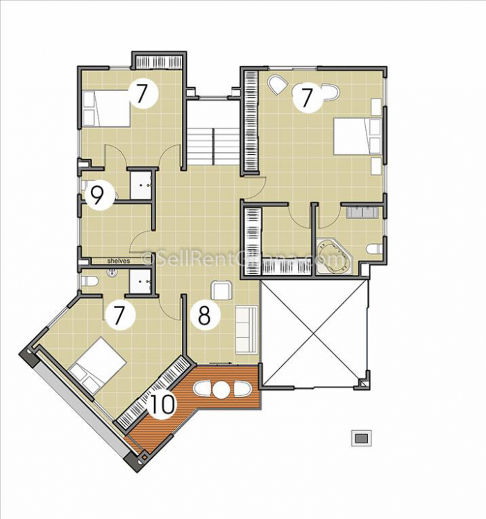 3 Bedroom House + 1 Staff Quarters Selling » Ghana Property & Real